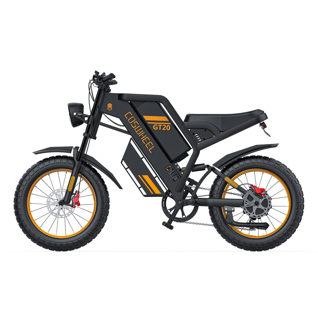 Coswheel Ebike GT20 Adult Electric Motorcycle Mountain Bikes 20Inch 48V Electric bike Fatbike Adult Motorcycles Drit bike