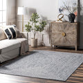 nuLOOM 10' x 14' Solid Hand Braided Indoor/Outdoor Area Rug, Pet-Friendly, High Traffic, Weather Resistant, for Patio, Balcony, Bedroom, Living, Dining Room, Wynn Navy
