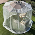 Mosquito Net for Umbrella 11 FT | Large Sizes & Fabric Designed for Outdoors | Insect House Screen Netting for Patio, Porch & Garden Terrace | Outside Canopy Bug & Fly Protection Enclosure