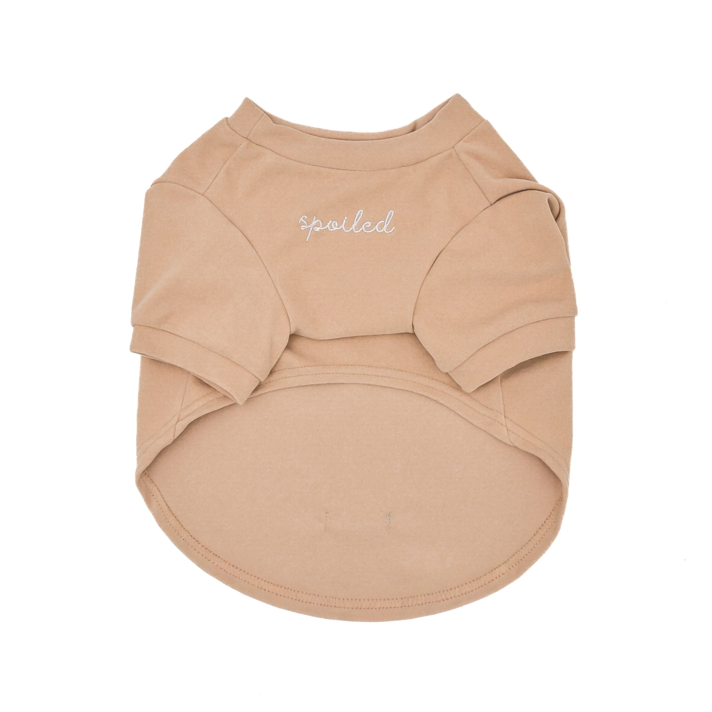 Spoiled Mock Neck Shirt - Latte