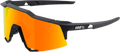 100% Speedcraft Sunglasses - Black - Red Mirror 60007-00008