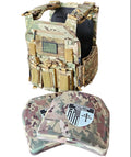RT CRUSADER 2.0® ARMOR KIT Front/Back Plates LIGHTWEIGHT LEVEL IV  (2) 10x12 Front/Back Plates Full Kit