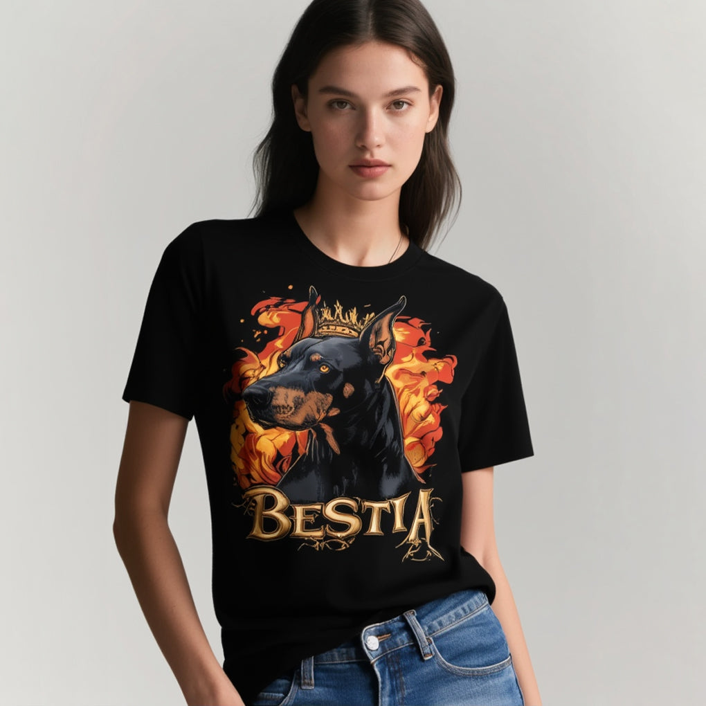 Dobermann T-shirt Black