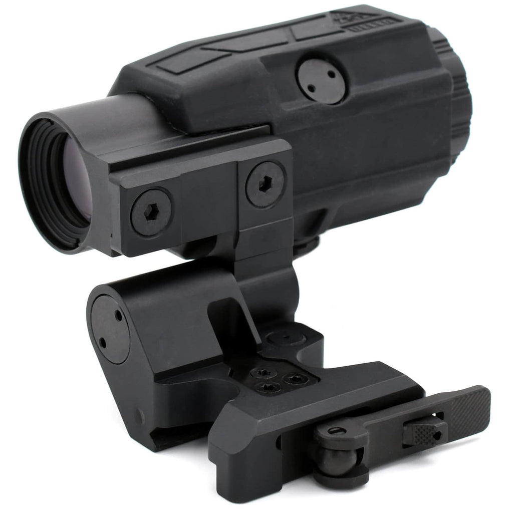AT3 DELTA 3x Red Dot Magnifier with QD Flip-to-Side Mount