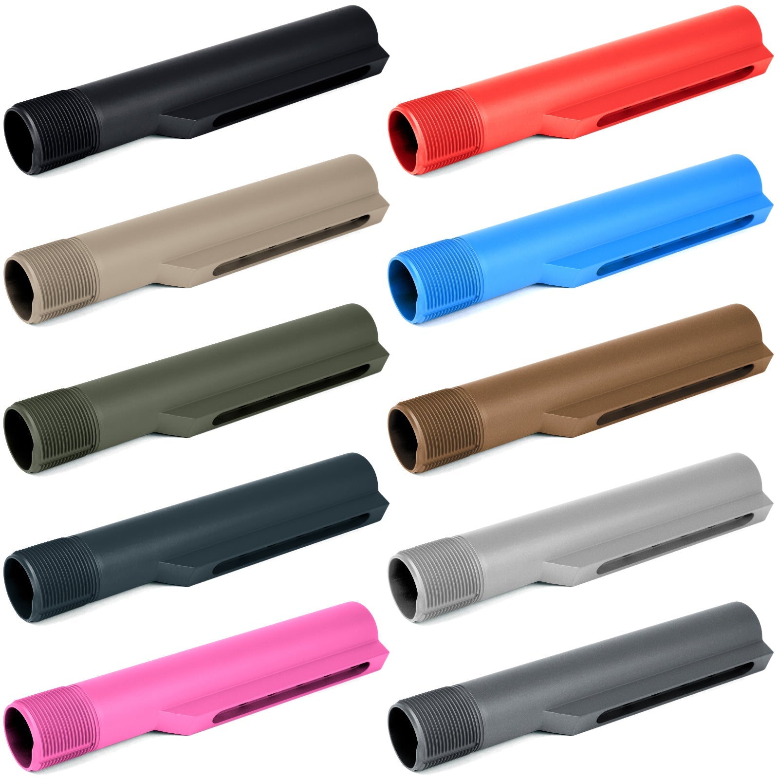 AT3 Mil-Spec AR-15 Carbine Buffer Tube - 9 Colors Available