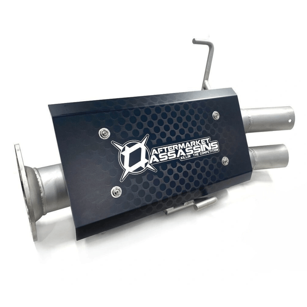 Aftermarket Assassins Stainless Slip-On Exhaust for RZR Pro R