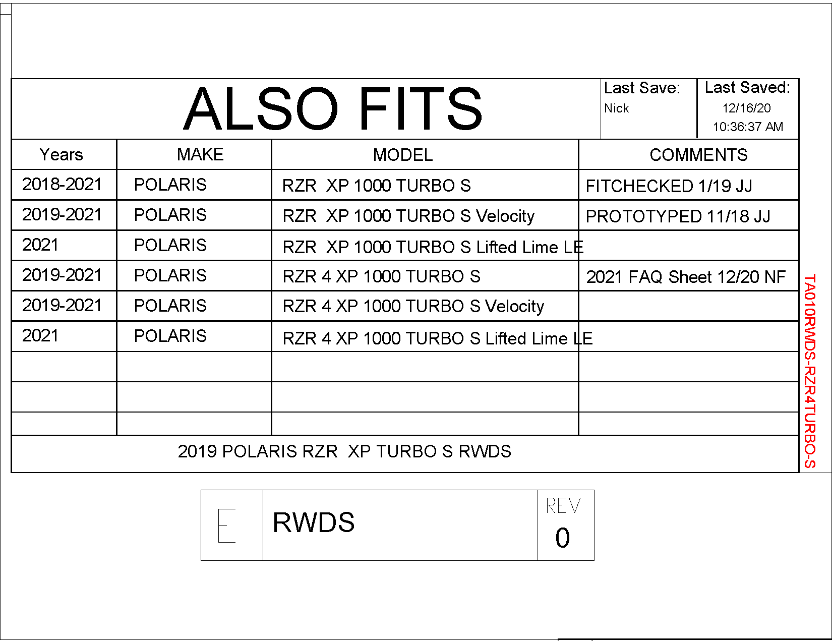 Trail Armor Rear Window Dust Seal for 2018-21 Polaris RZR XP 1000