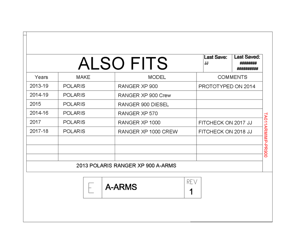 Trail Armor Full Skids plate for 2013-19 Polaris Ranger XP 900 Model
