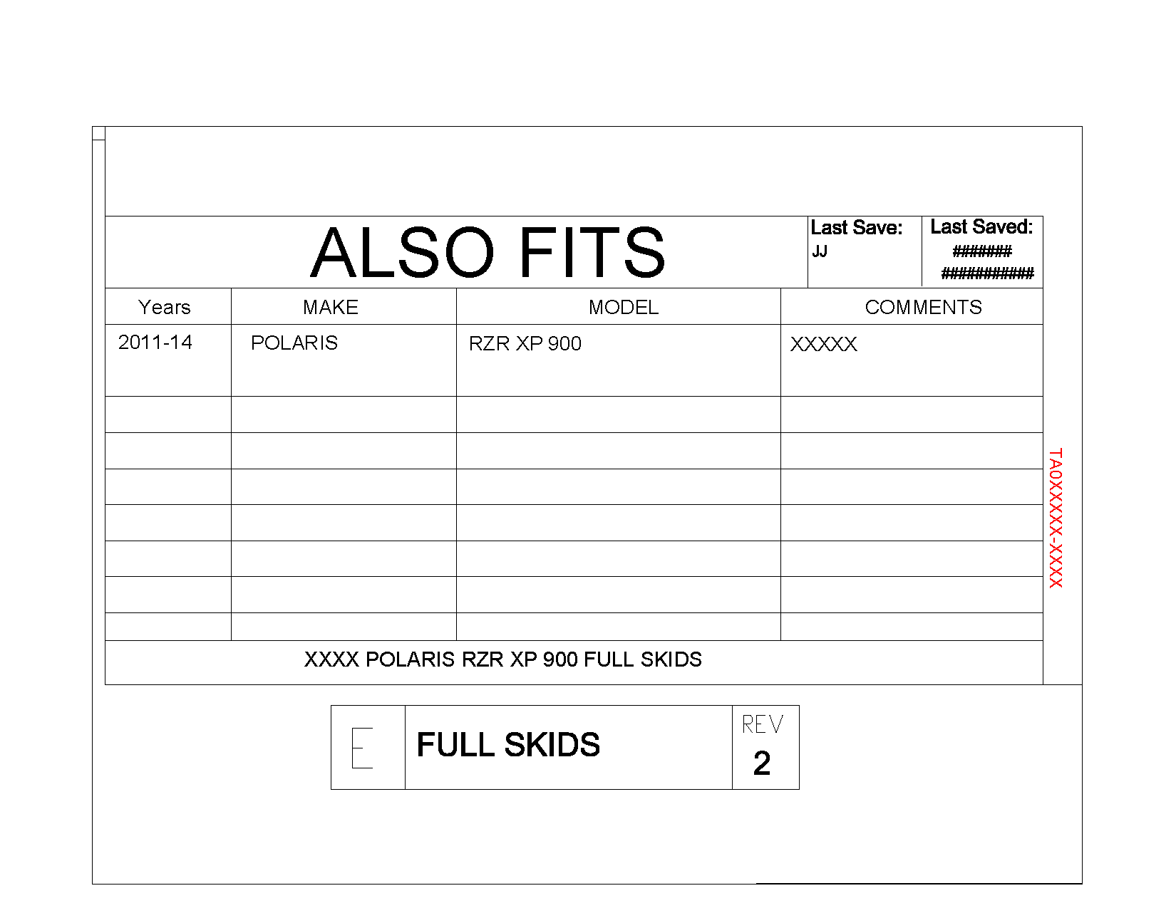 Trail Armor Full Skids with Slider Nerfs Extended Rear Coverage for 2011-14 RZR XP 900