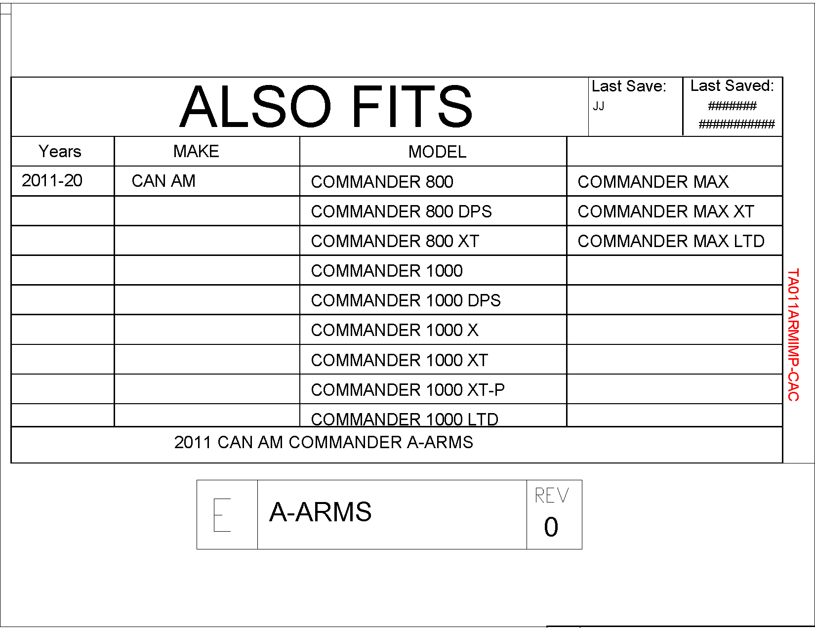 Trail Armor A-Arm Guard for 2011-20 Can-Am Commander 800 / 1000 / Max