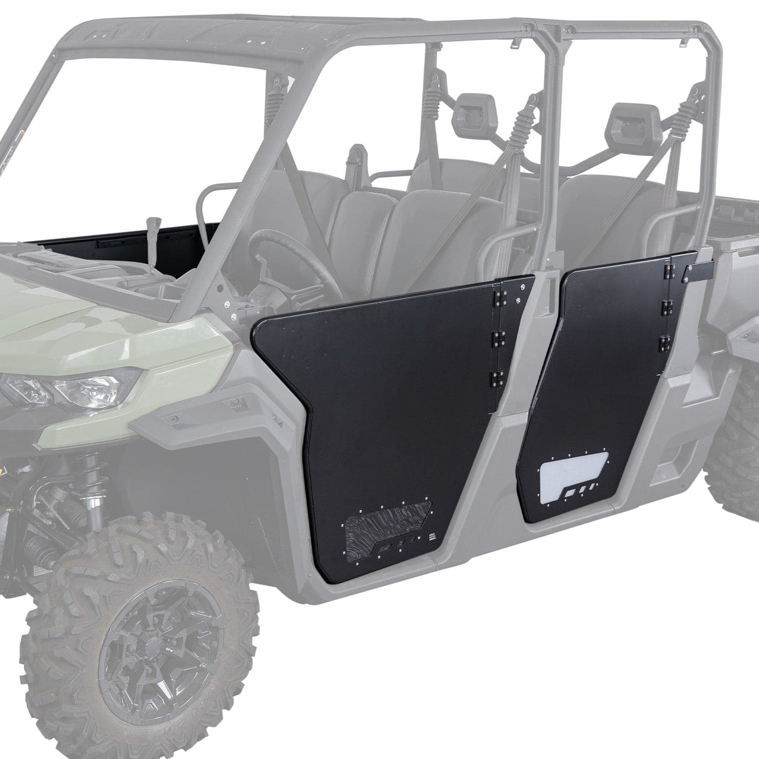 Kemimoto UTV Aluminum Half Doors Defender MAX 2017-2019