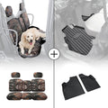 Kemimoto Camouflage Seat Cover & TPE Floor Mats Defender HD7|8