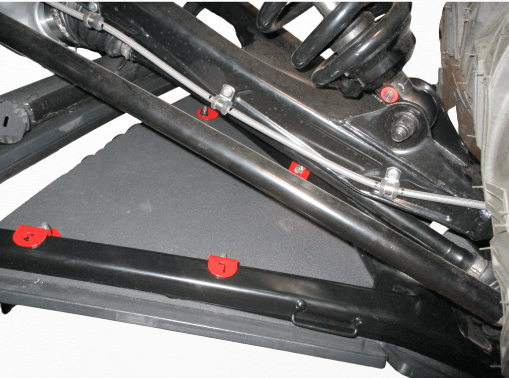 Trail Armor Front A Arm Guards for 2017+ Can-Am Maverick X3 72"