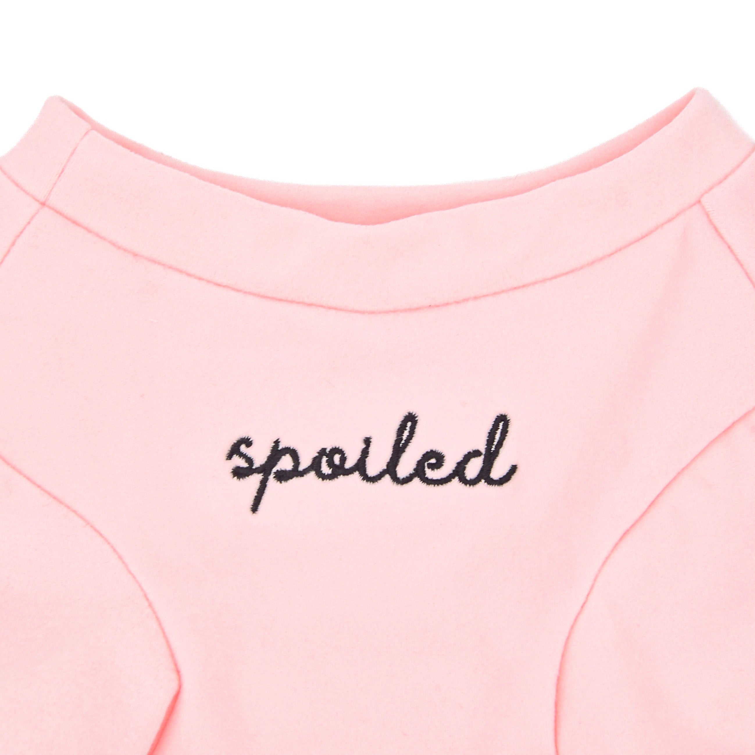 Spoiled Mock Neck Shirt - Blush
