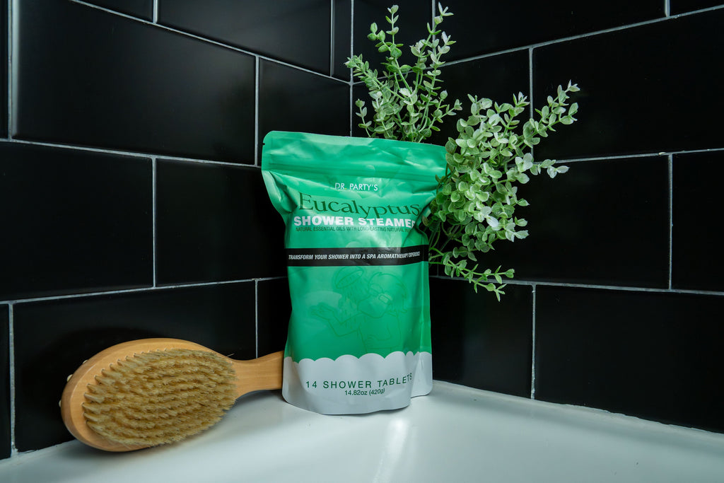 Eucalyptus Scented Shower Steamers - Aromatherapy Shower Tablets, Dermatologist Approved, Pack of 14