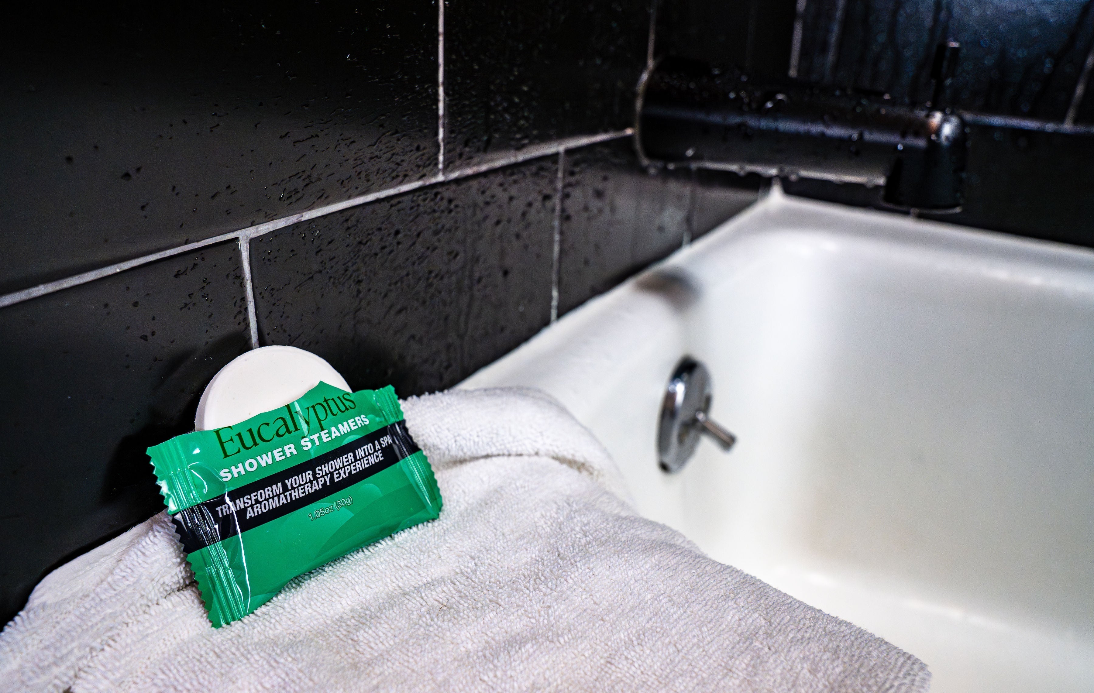 Eucalyptus Scented Shower Steamers - Aromatherapy Shower Tablets, Dermatologist Approved, Pack of 14