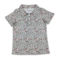 Short sleeves duck camo kids boys polo shirt