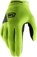 100% Women's Ridecamp Gloves - Fluo Yellow/Black - Large 10013-00008