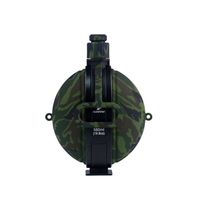 Silicone Folding Water Bottle Manufacturer Outdoor Portable Sports Water Bottle Fitness Hiking Water Bottle 580Ml