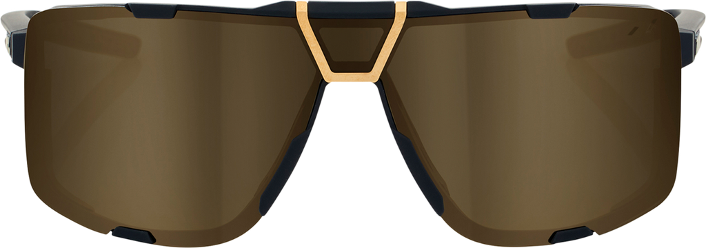100% Eastcraft Sunglasses - Soft Tact Black - Soft Gold Mirror 61045-258-01