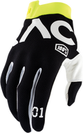 100% Racr iTrack Gloves - Black - Small 10015-019-10