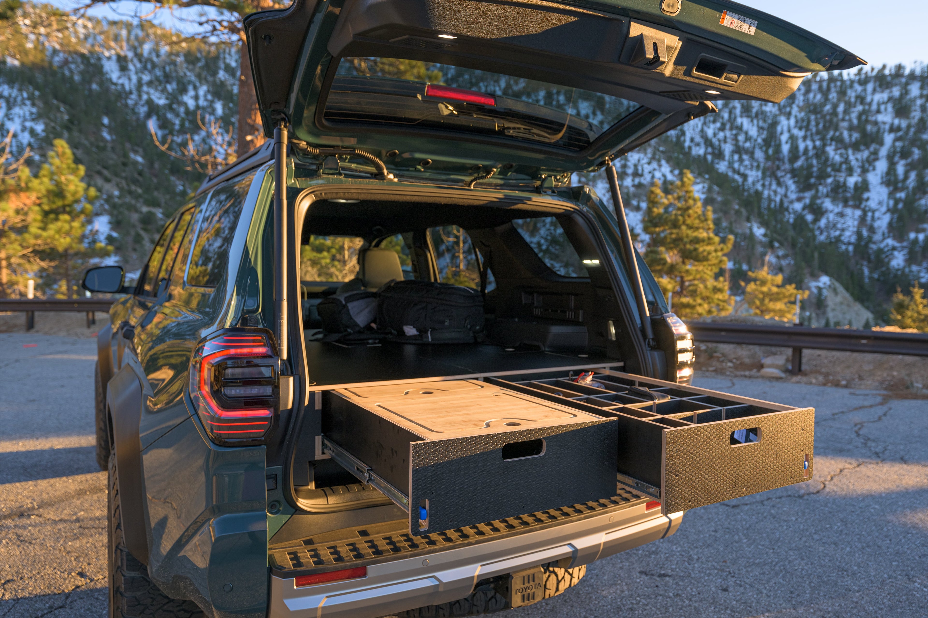 4Runner 6th Gen Dual Drawer Storage PreCut Kit - 2 Options