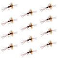 Royal Wulff Cripple Mayfly - Caddis Emerger - 1 Dozen Flies Hook Size 18