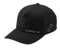 100% Shadow Flexfit® Hat - Black - Large/XL 20043-00009
