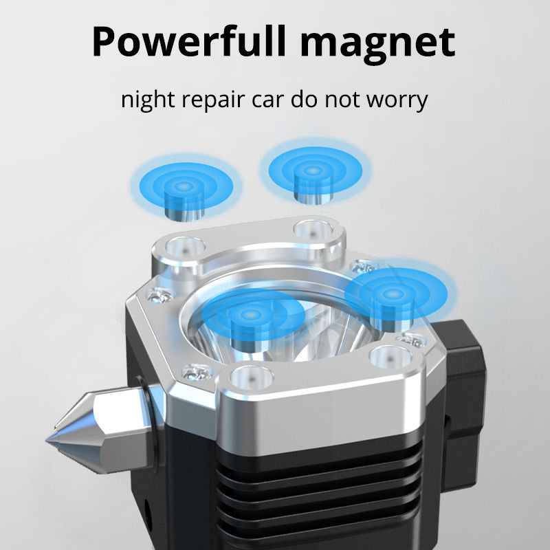 Multifunctional Safety Hammer Outdoor Auto Repair Work Light Charging Treasure Emergency Broken Window Escape Car Glare Flashlight