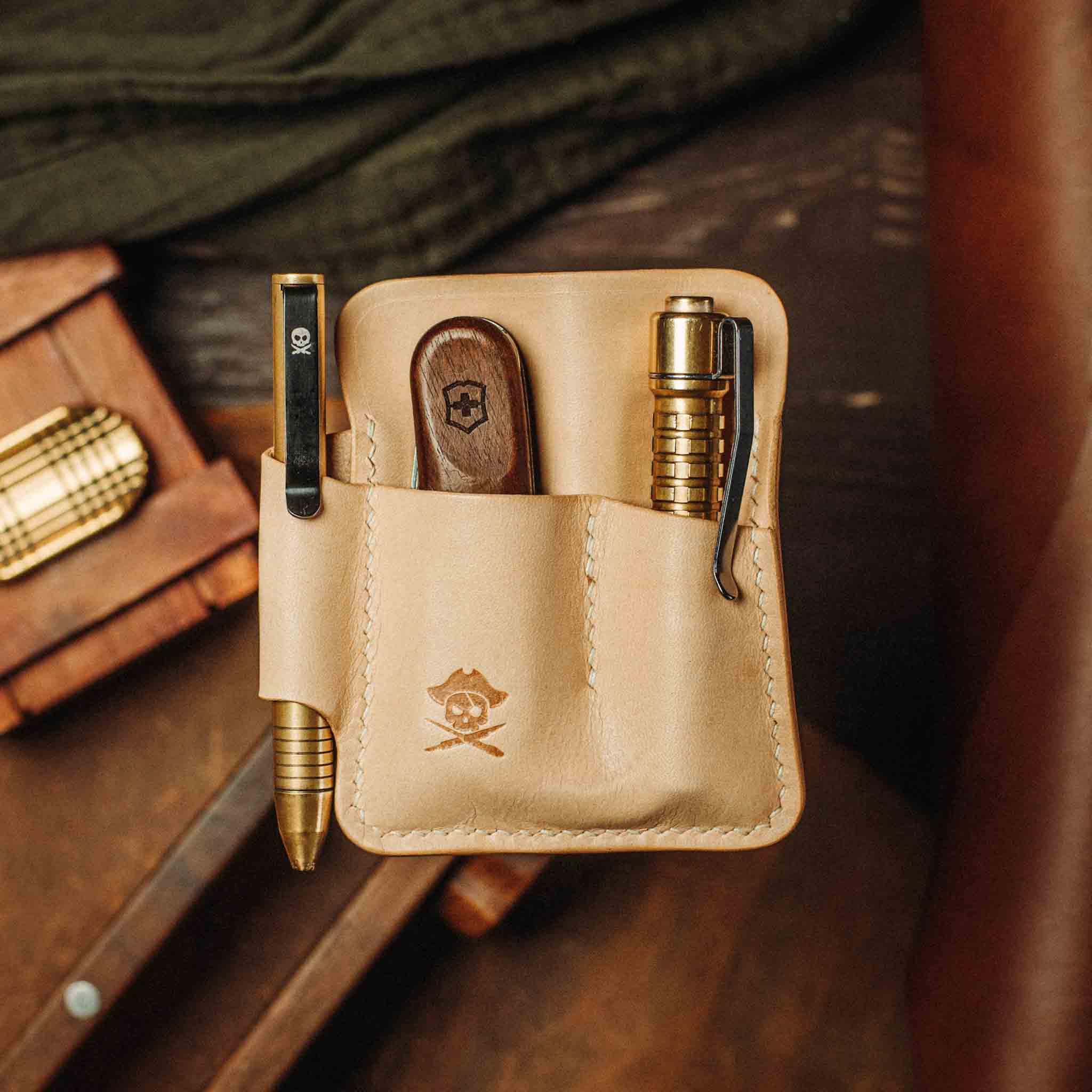 Pirate Goods First Mate Pocket Organizer – Leather EDC Pocket Carrier
