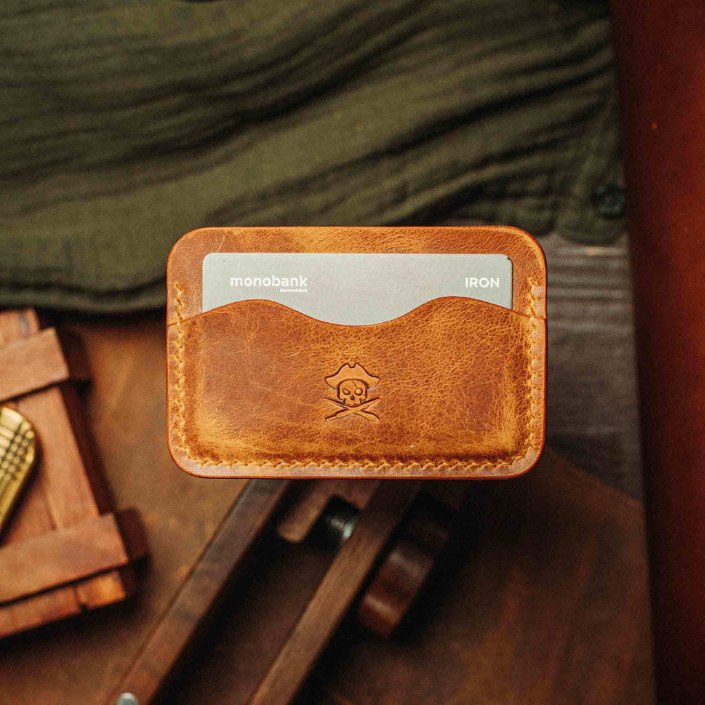 Pirate Goods Drunken Boatswain v2 Slim Wallet – Minimalist Leather EDC Card Holder