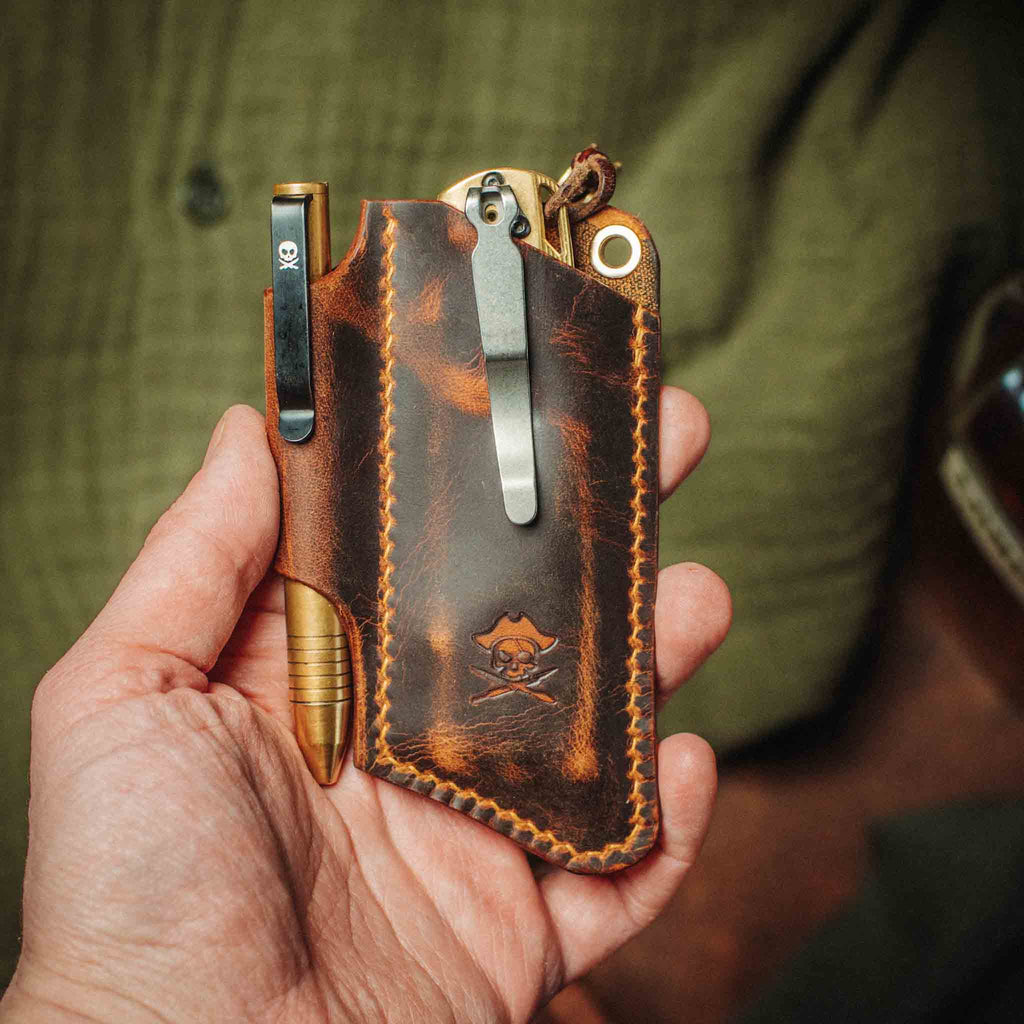 Knife Sheath - Sailor v3 | Leather EDC | Pocket Knife Holder