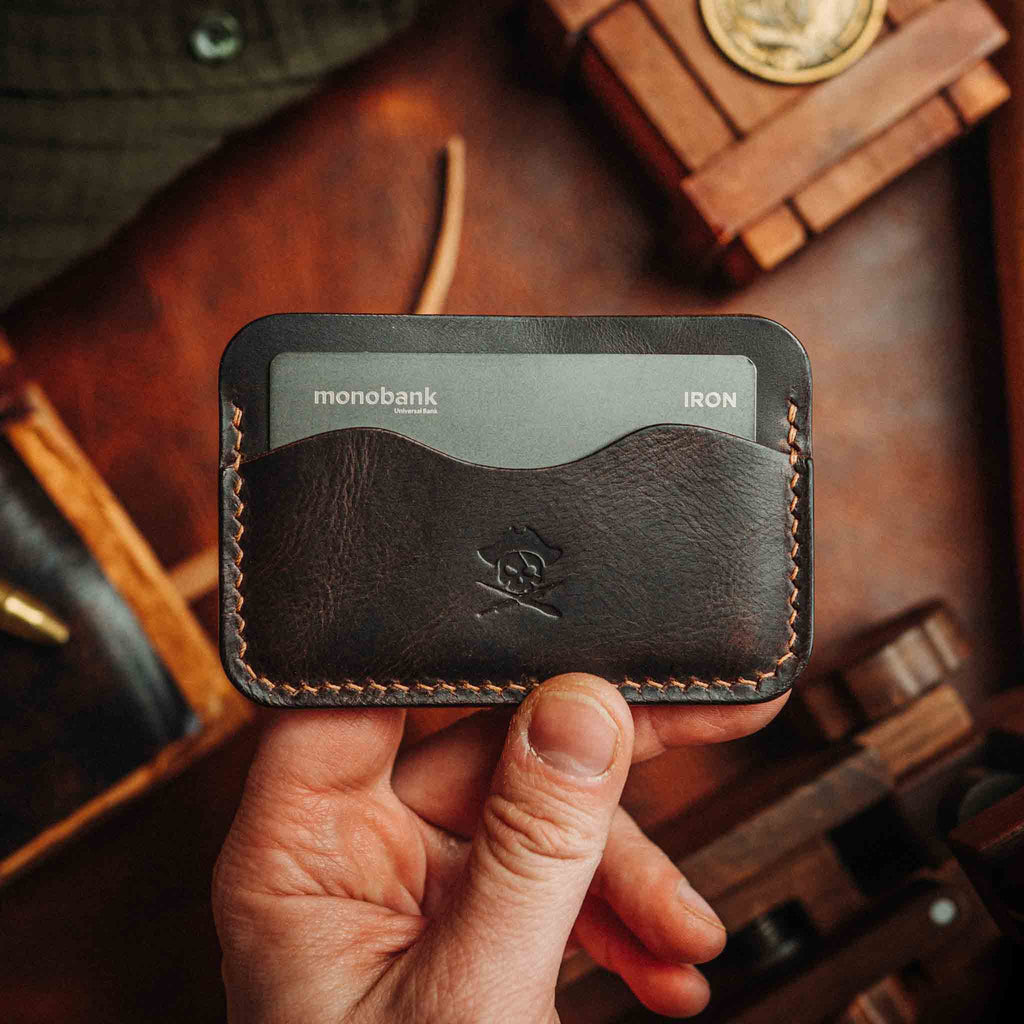 Pirate Goods Drunken Boatswain v2 Slim Wallet – Minimalist Leather EDC Card Holder
