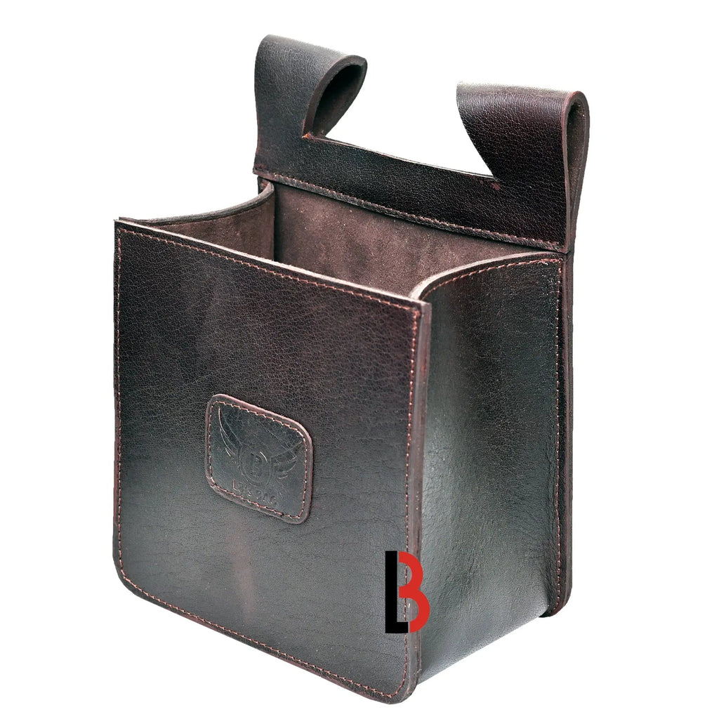 Cowhide Leather Trap Shooting Waist Bag Ammo Shot Gun Storage Shell Pouch Holder Cartridge Pouch 50+