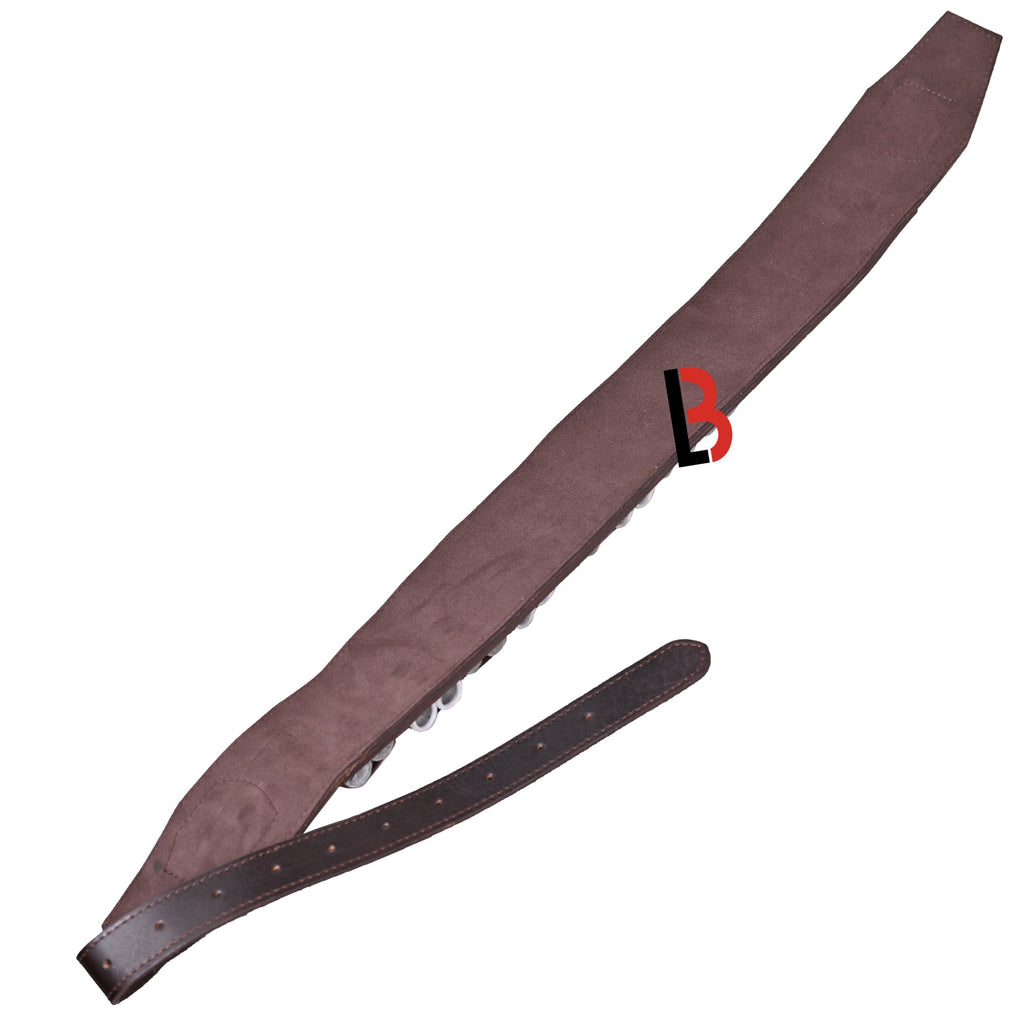 Double Barreled Shotgun Shotshell Bandolier Belt Shell Belt Ammunition Carrier 12 gauge