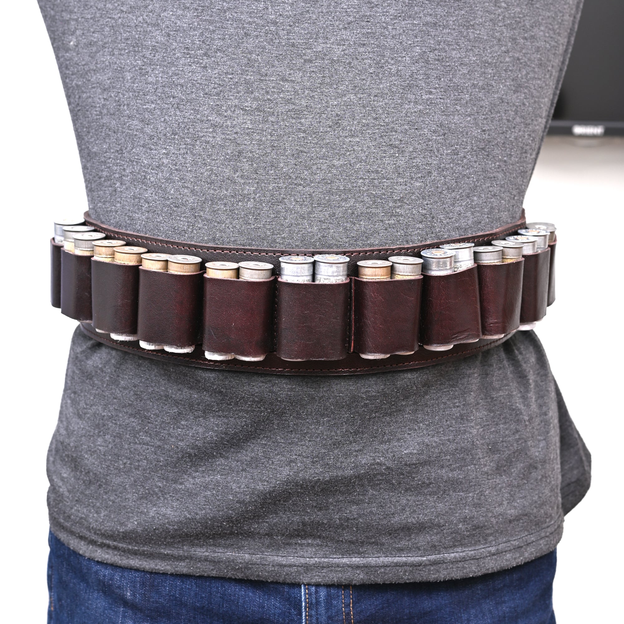 Double Barreled Shotgun Shotshell Bandolier Belt Shell Belt Ammunition Carrier 12 gauge