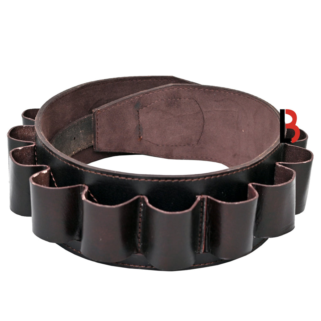 Double Barreled Shotgun Shotshell Bandolier Belt Shell Belt Ammunition Carrier 12 gauge