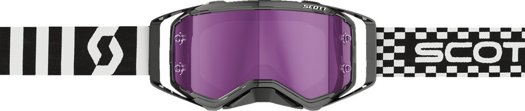 SCOTT Prospect Goggles - Racing Black/White - Purple Chrome Works 272821-7432281