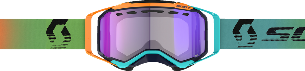 SCOTT Prospect Snow Cross Goggle - Blue/Orange - Light Sensitive Blue Chrome 278603-1454307