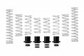 Eibach Pro-UTV Stg. 2 Springs for 20-22 Polaris Pro XP 2 Seat w/OE Fox Dynamix Shocks