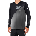 100% R-Core-X Long-Sleeve Jersey - Black/Gray - XL 40000-00003