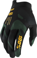 100% iTrack Gloves - Sentinel Black - Small 10008-00020