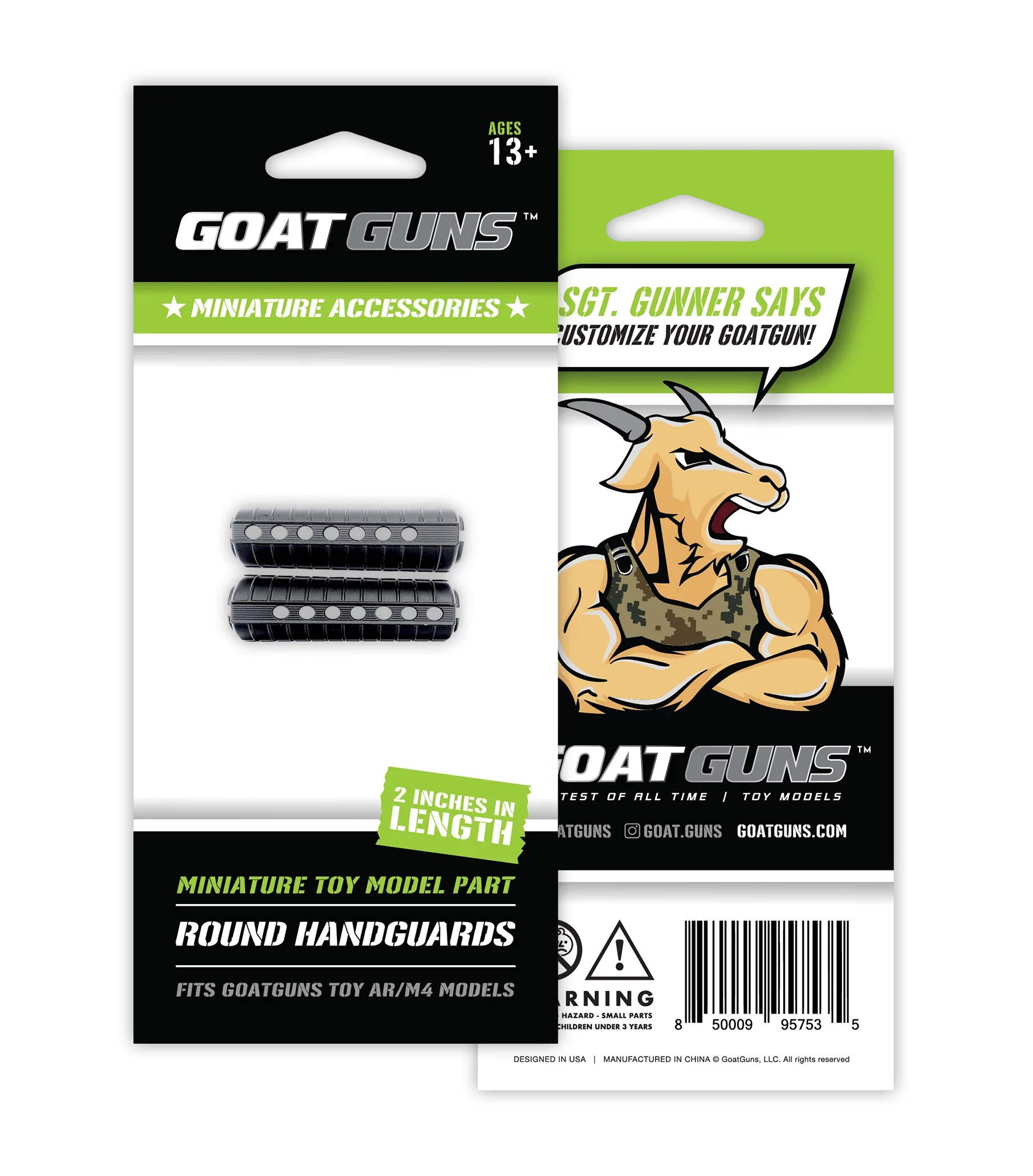 Goat Guns Miniature Toy Model Round Handguards