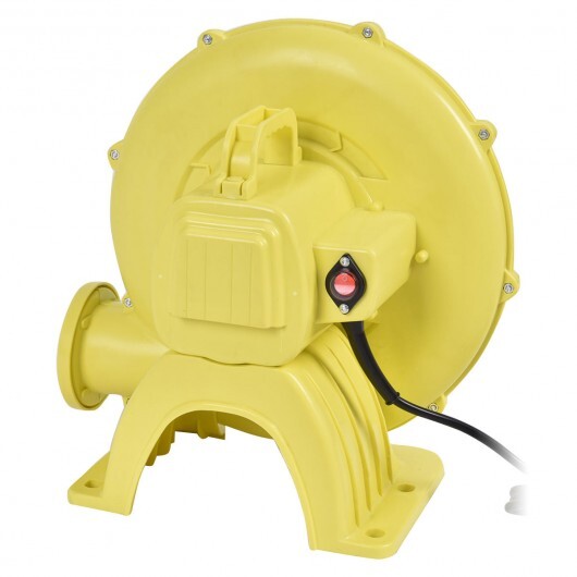 480 W 0.6 HP Air Blower Pump Fan for Inflatable Bounce House - Color: Yellow