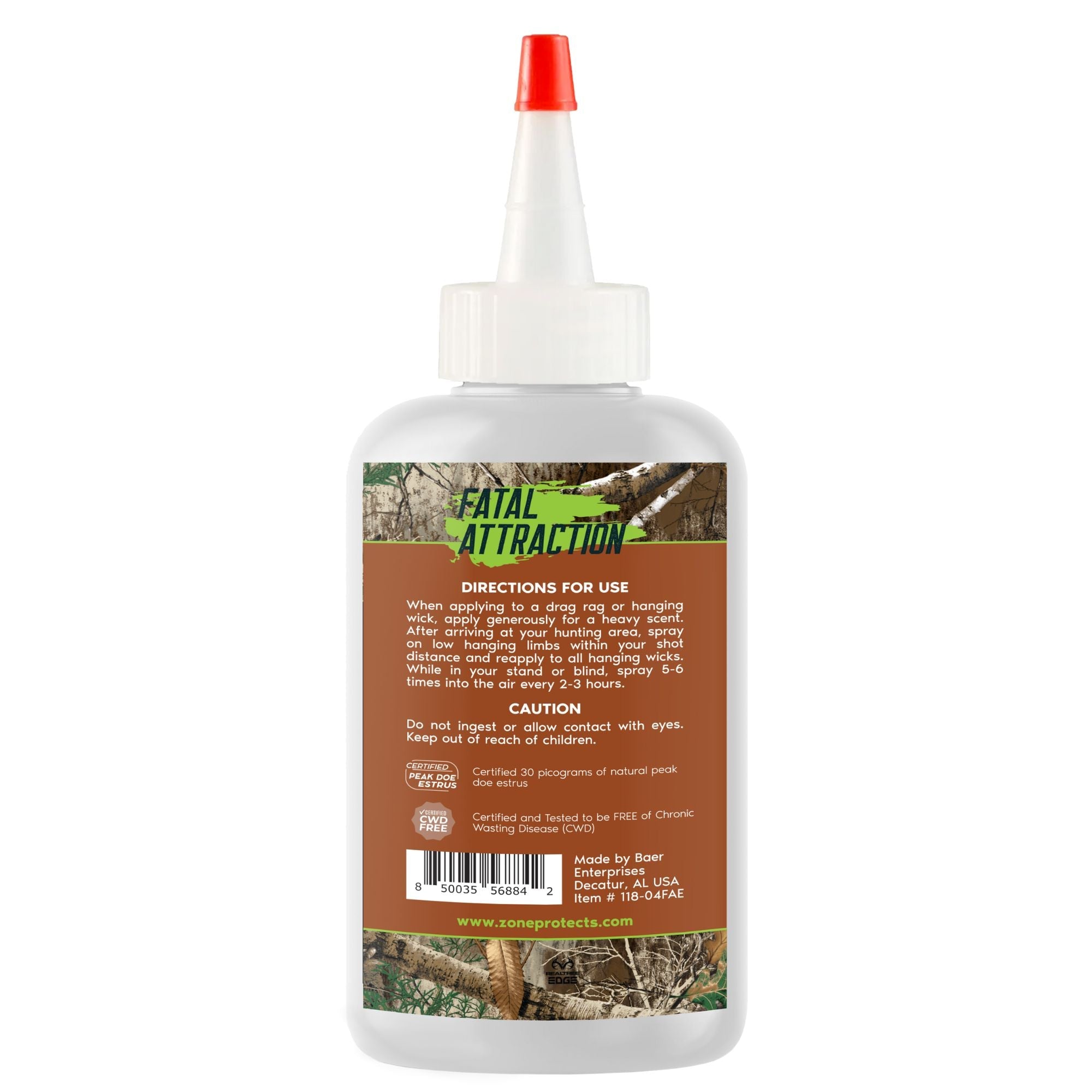 Deer Attractant; Realtree Fatal Attraction Deer Attractant Peak Doe Estrus