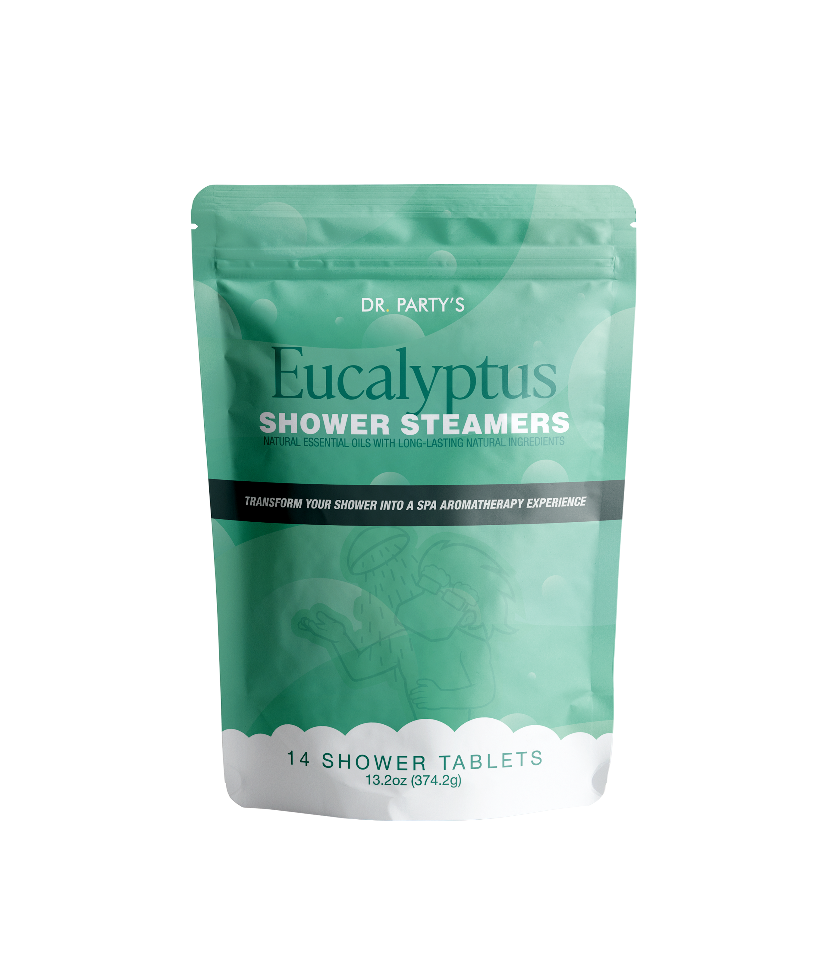 Eucalyptus Scented Shower Steamers - Aromatherapy Shower Tablets, Dermatologist Approved, Pack of 14