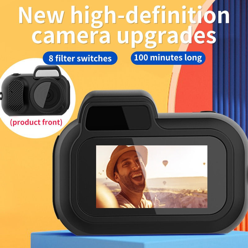 Student party retro small camera CCD high-definition can take pictures and upload mobile phone video campus with screen camera small