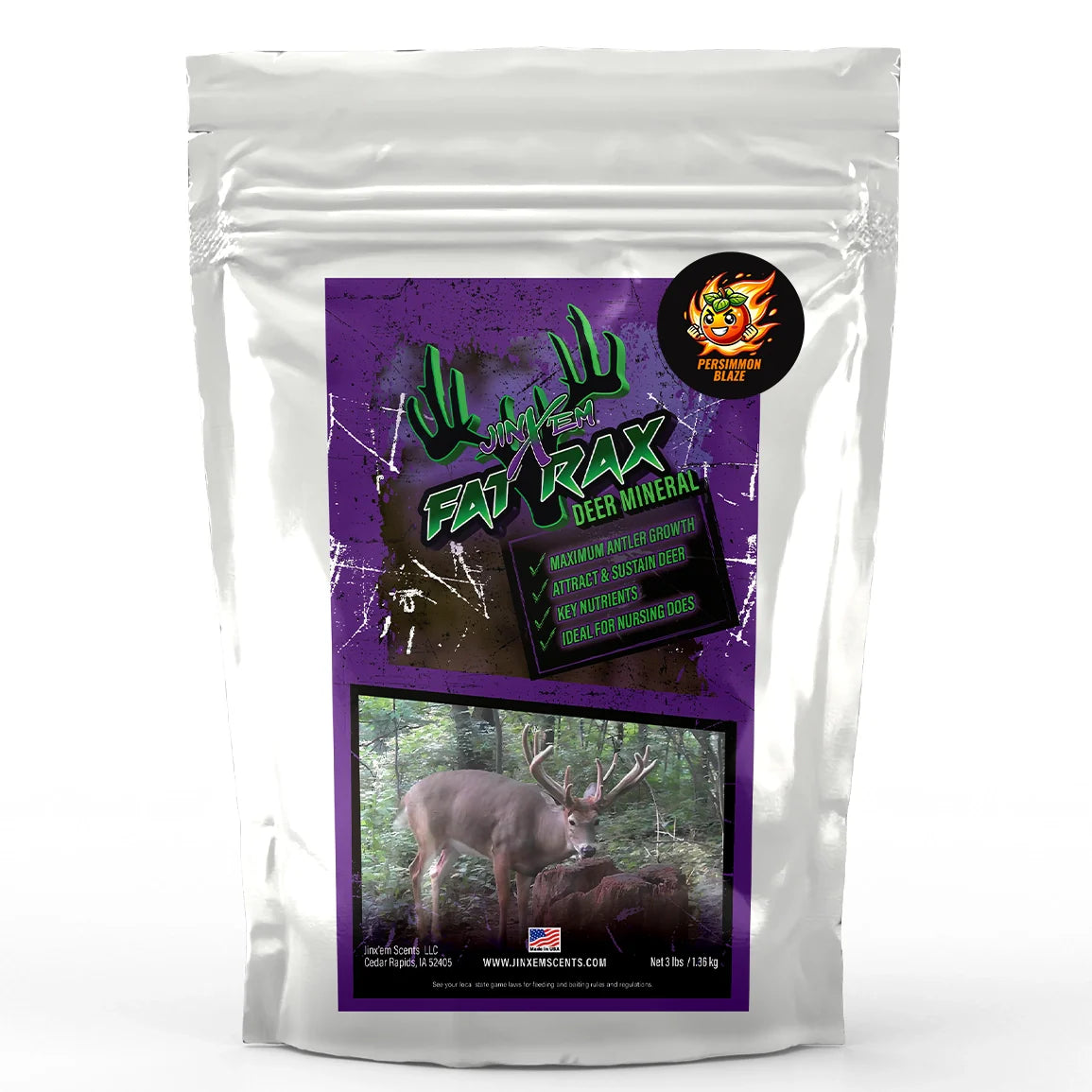 Fat Rax Deer Mineral - Persimmon Blaze