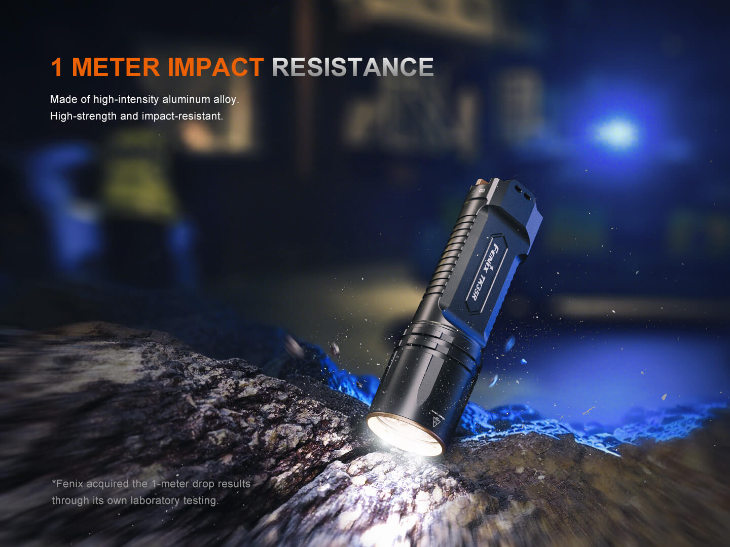Fenix TK35R UV Light Rechargeable High-Performance Tactical Flashlight