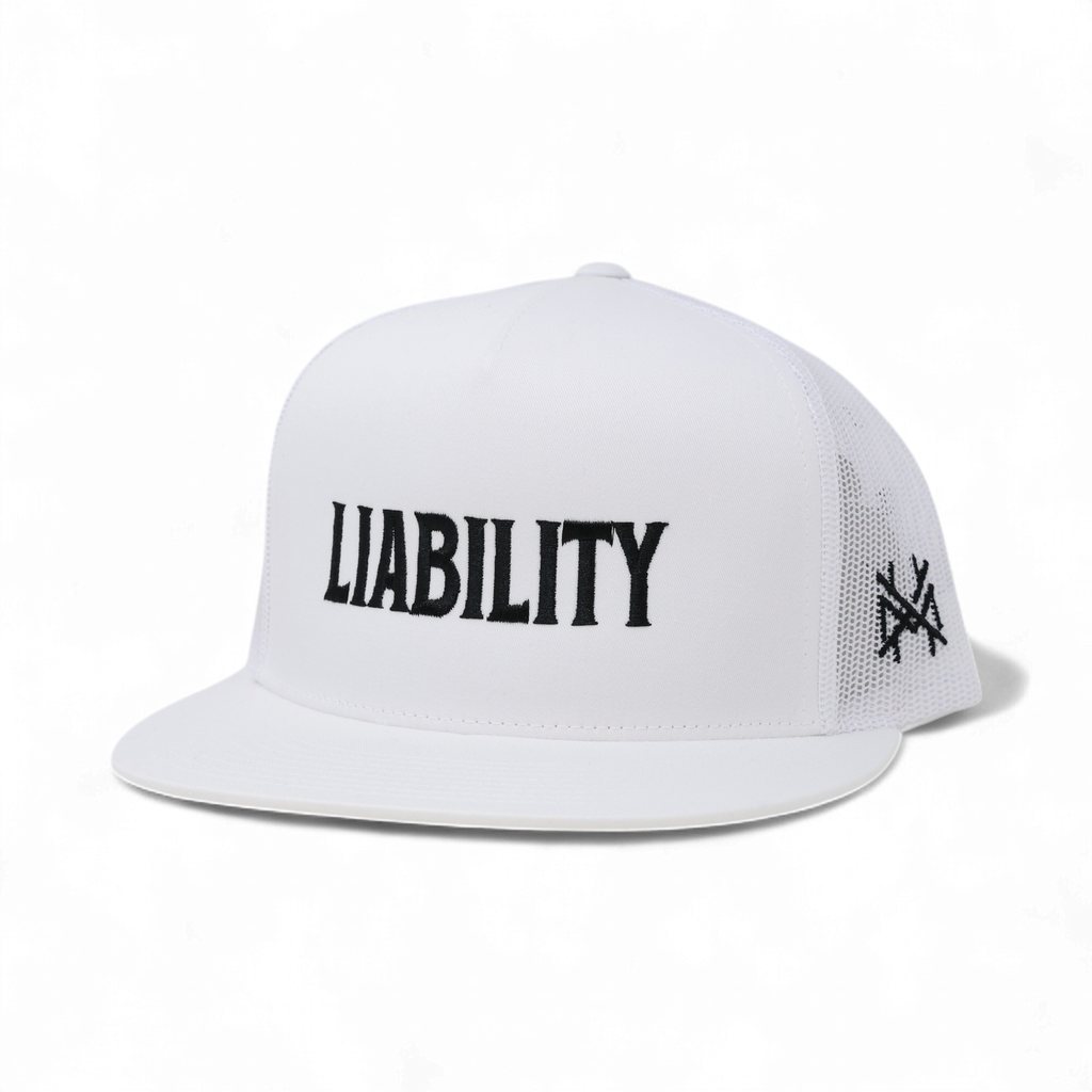 Liability Snapback Hat - Embroidered Structured Cap